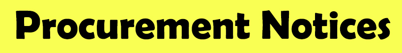 Procurement Notice